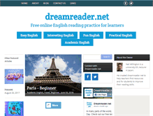 Tablet Screenshot of dreamreader.net