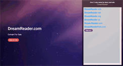 Desktop Screenshot of dreamreader.com